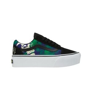 Vans Old Skool Stackform 'Glow-In-The-Dark Skull Print' , Size 7